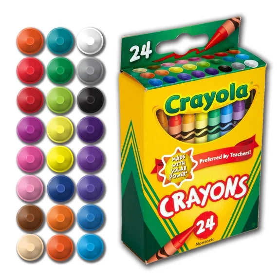 24 count Classic Crayons