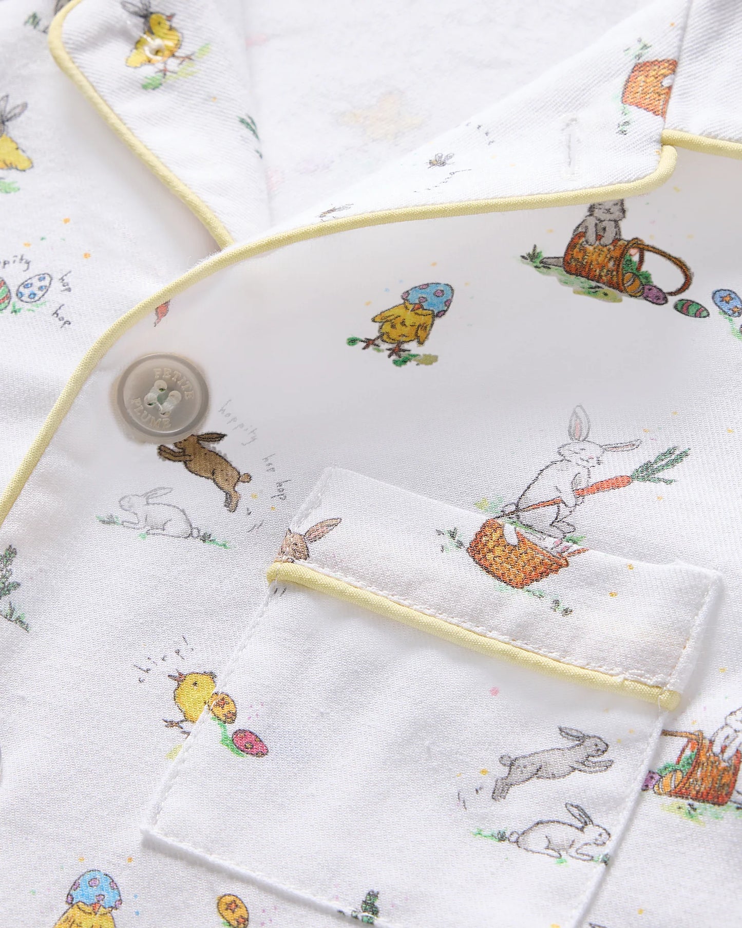 Kid's Twill Short Set in Easter Frolic