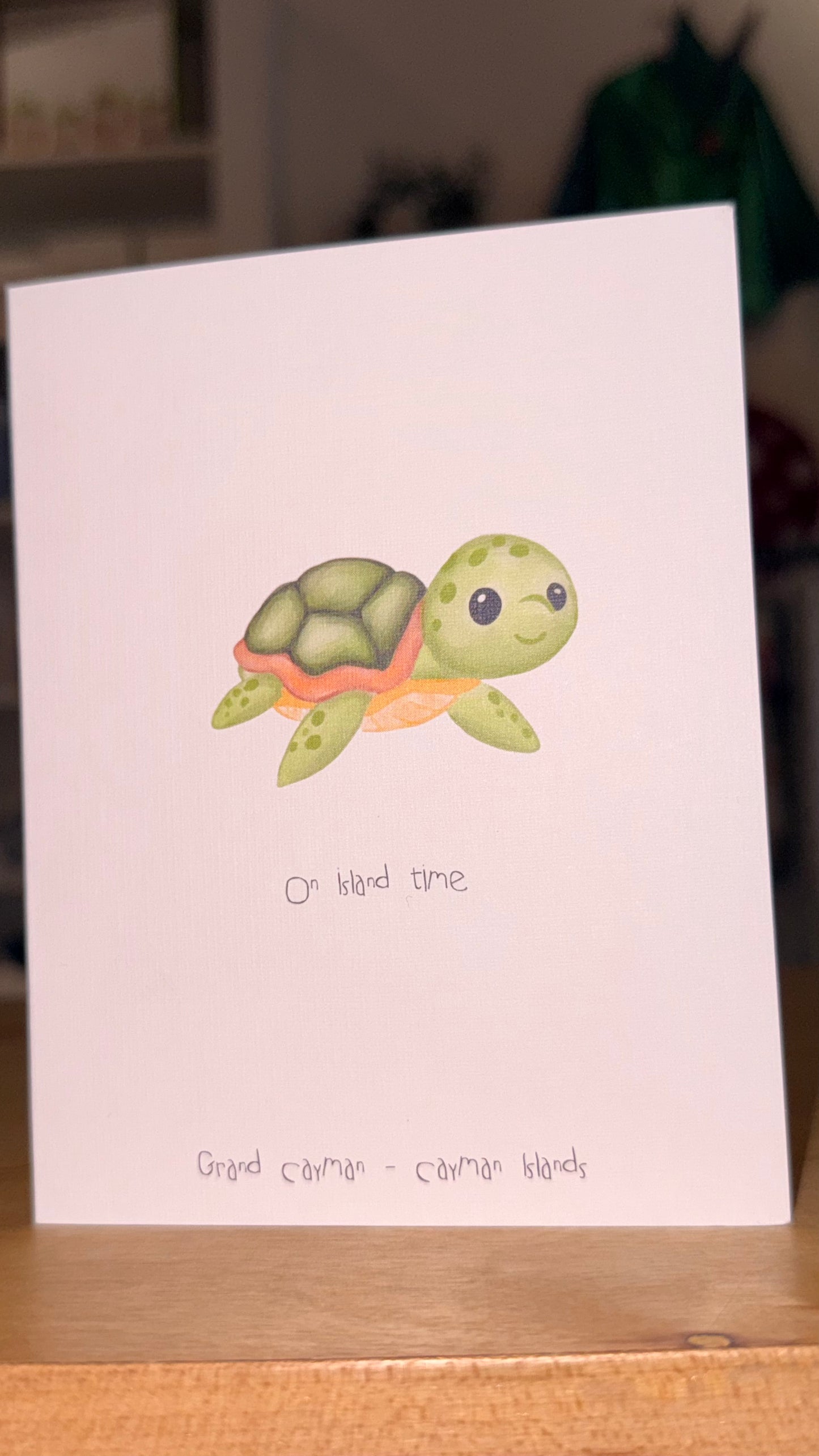 On island time card