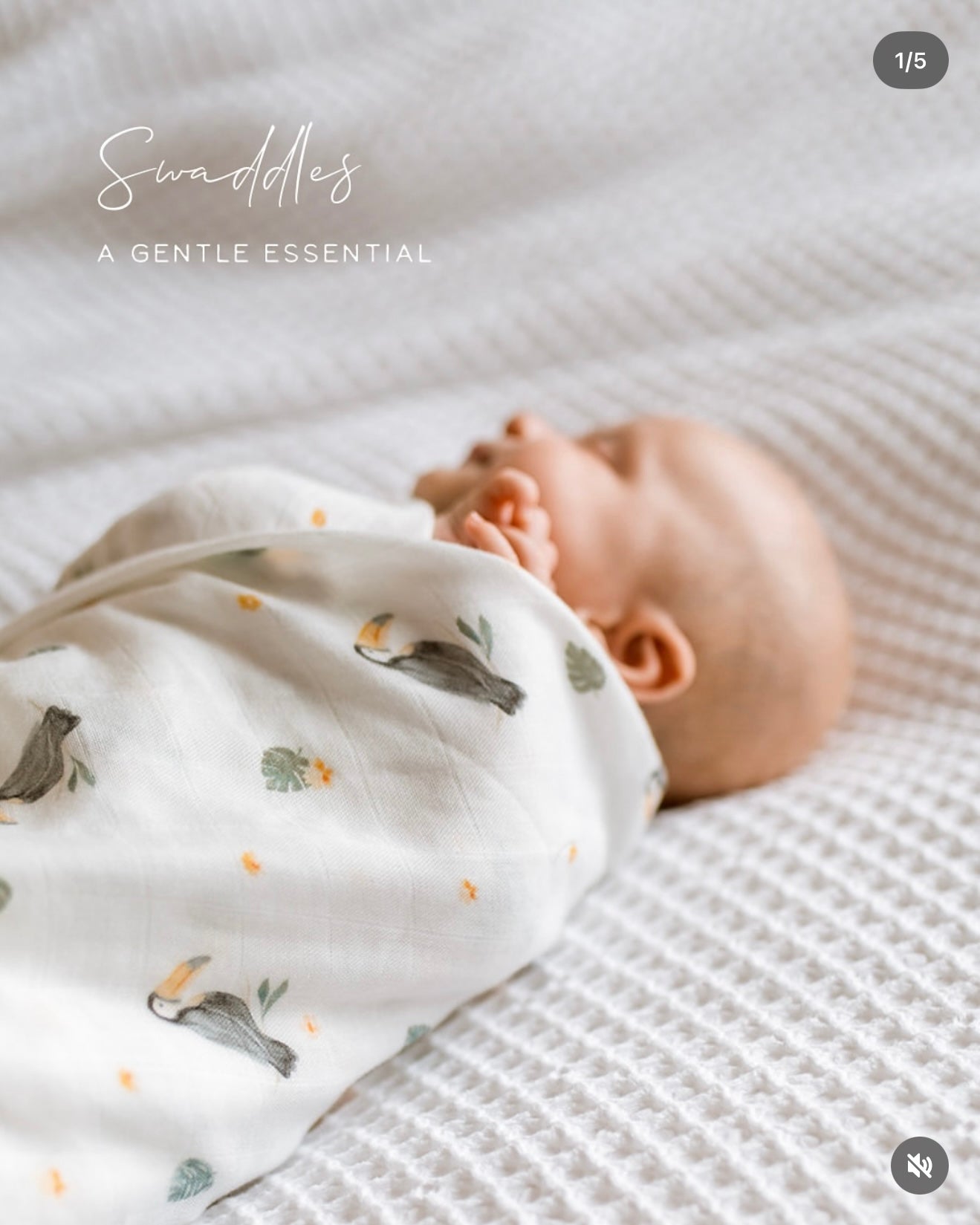 100% Bamboo Swaddle