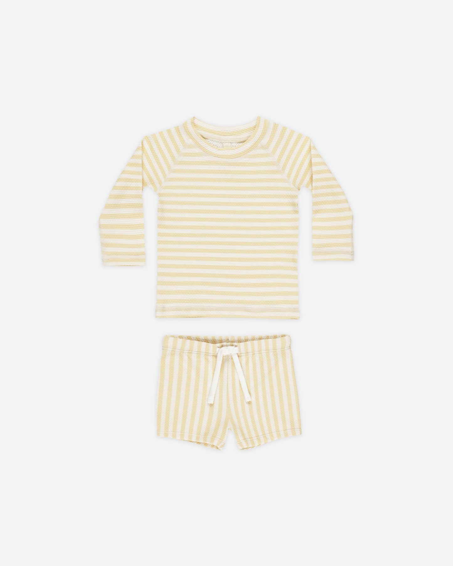 Finn Rashguard + Short Set || Yellow Stripe