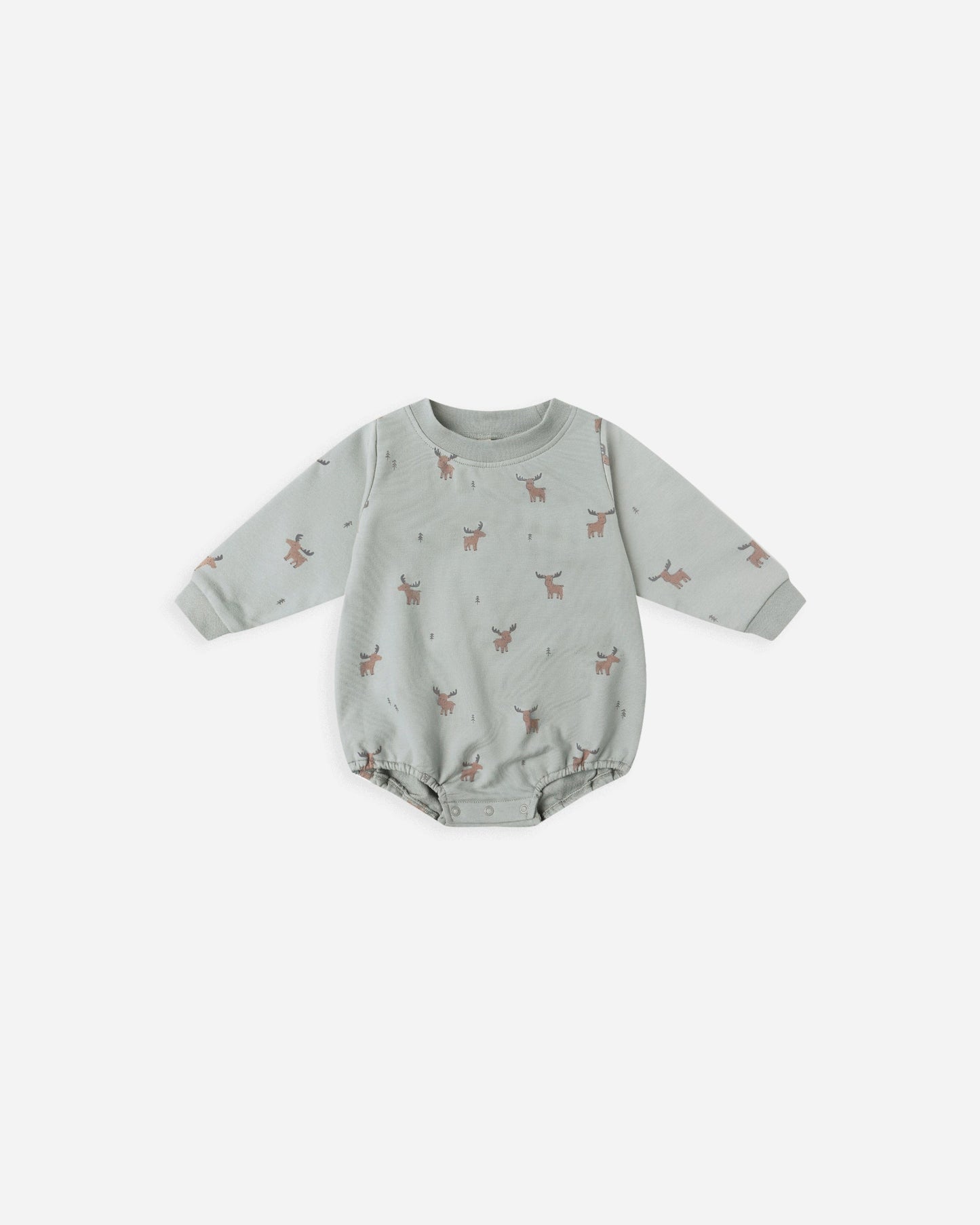 Crewneck Bubble Romper || Moose