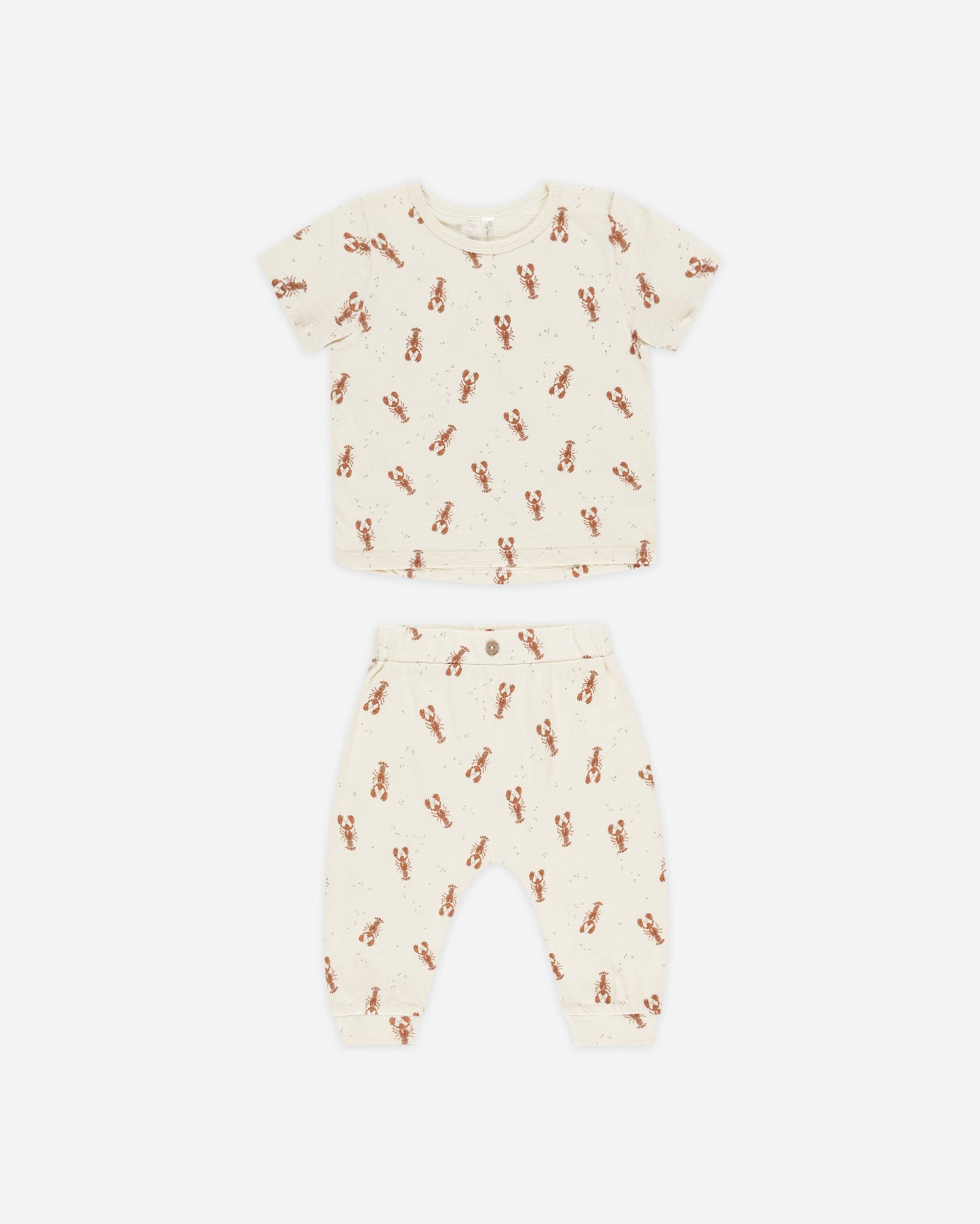 Tee + Slouch Pant Set || Lobsters