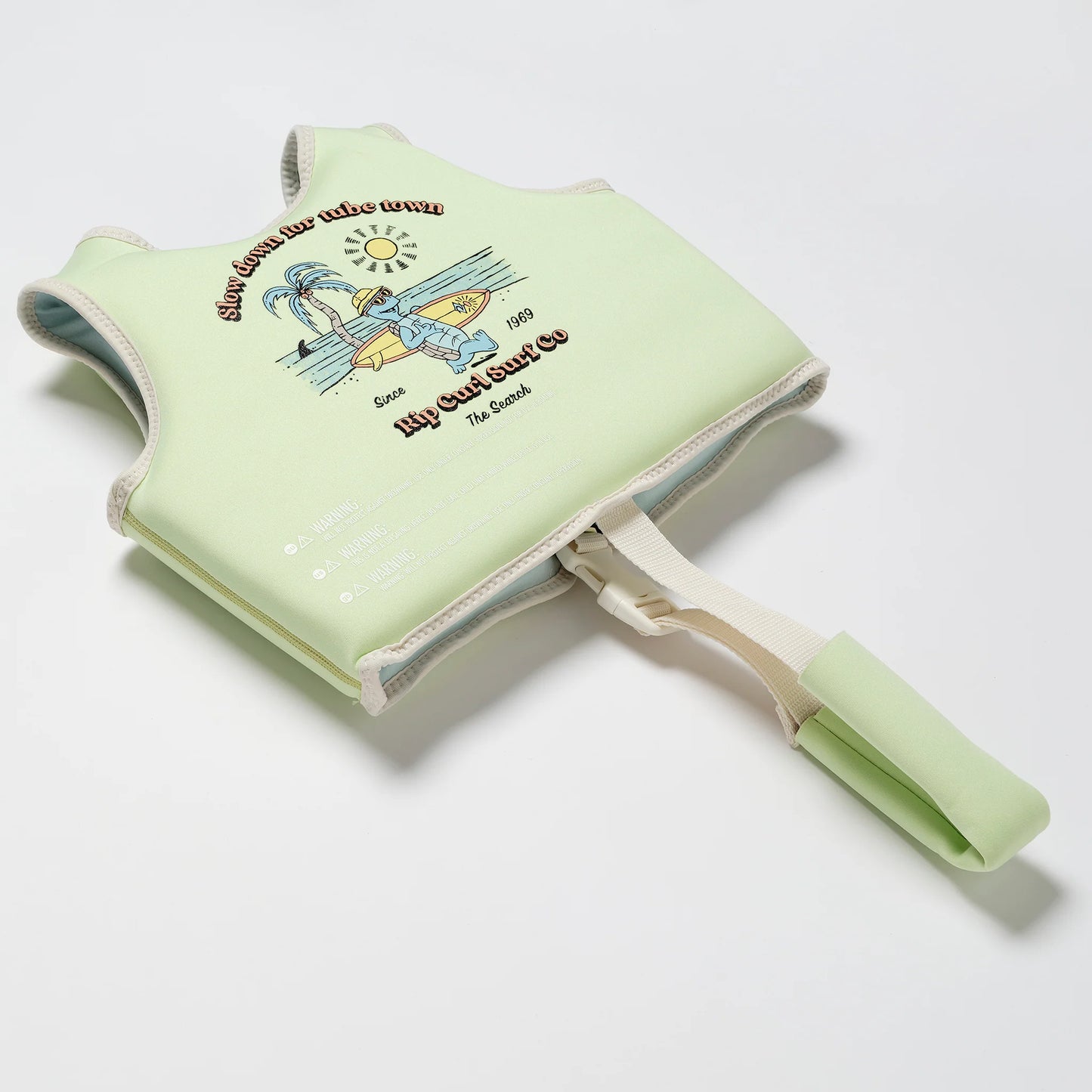 Swim Vest Shred Turtle Aqua