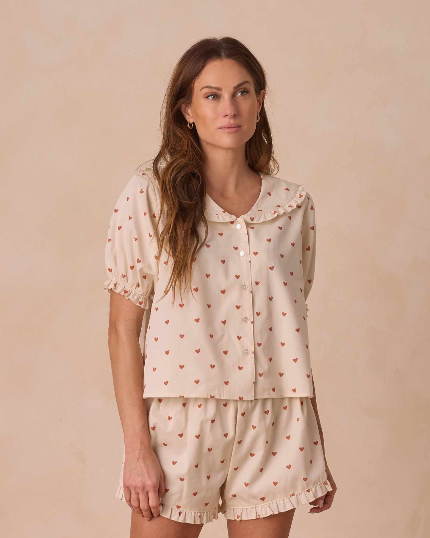 Delilah Pajama Set | Hearts| Mommy Set