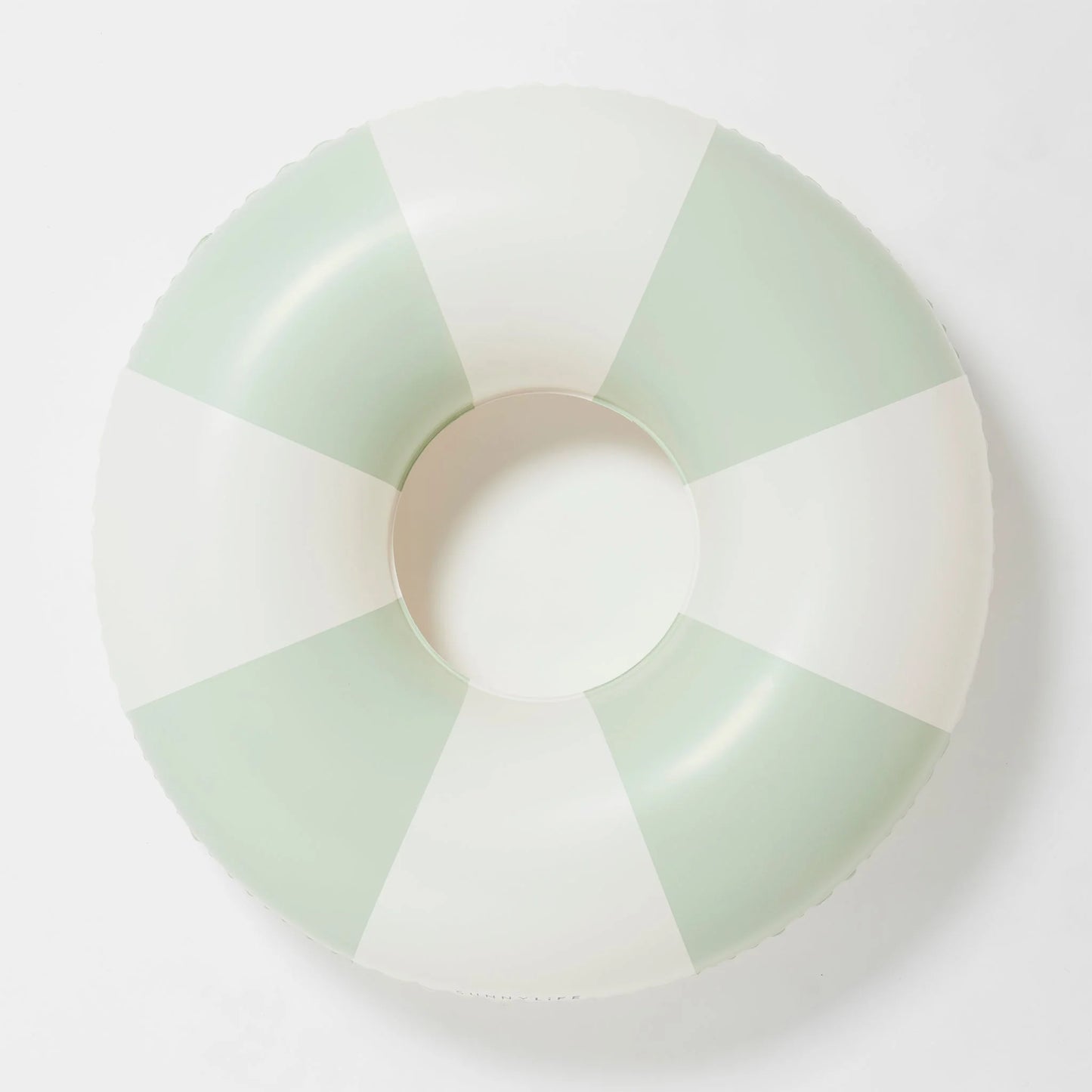 The Vacay Soft Olive Stripe Tube Pool Ring