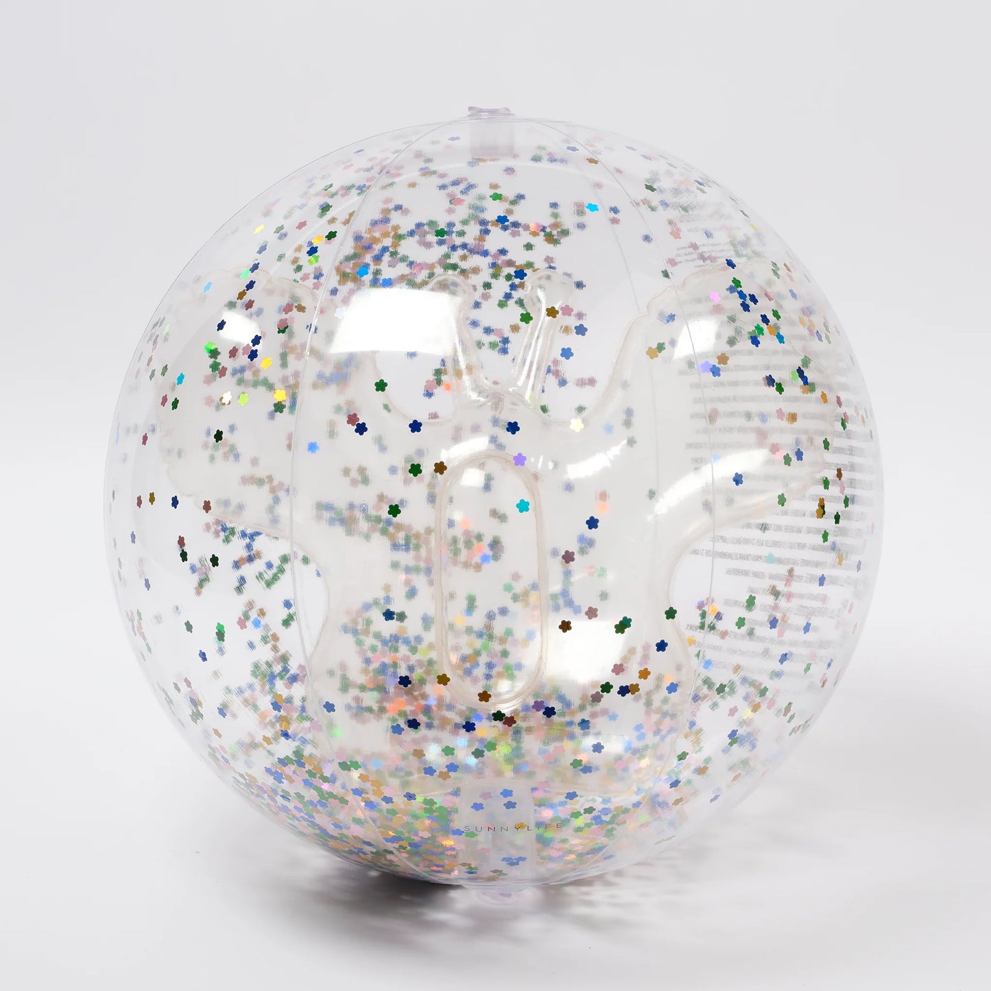 Cotton Candy Glitter 3D Inflatable Beach Ball