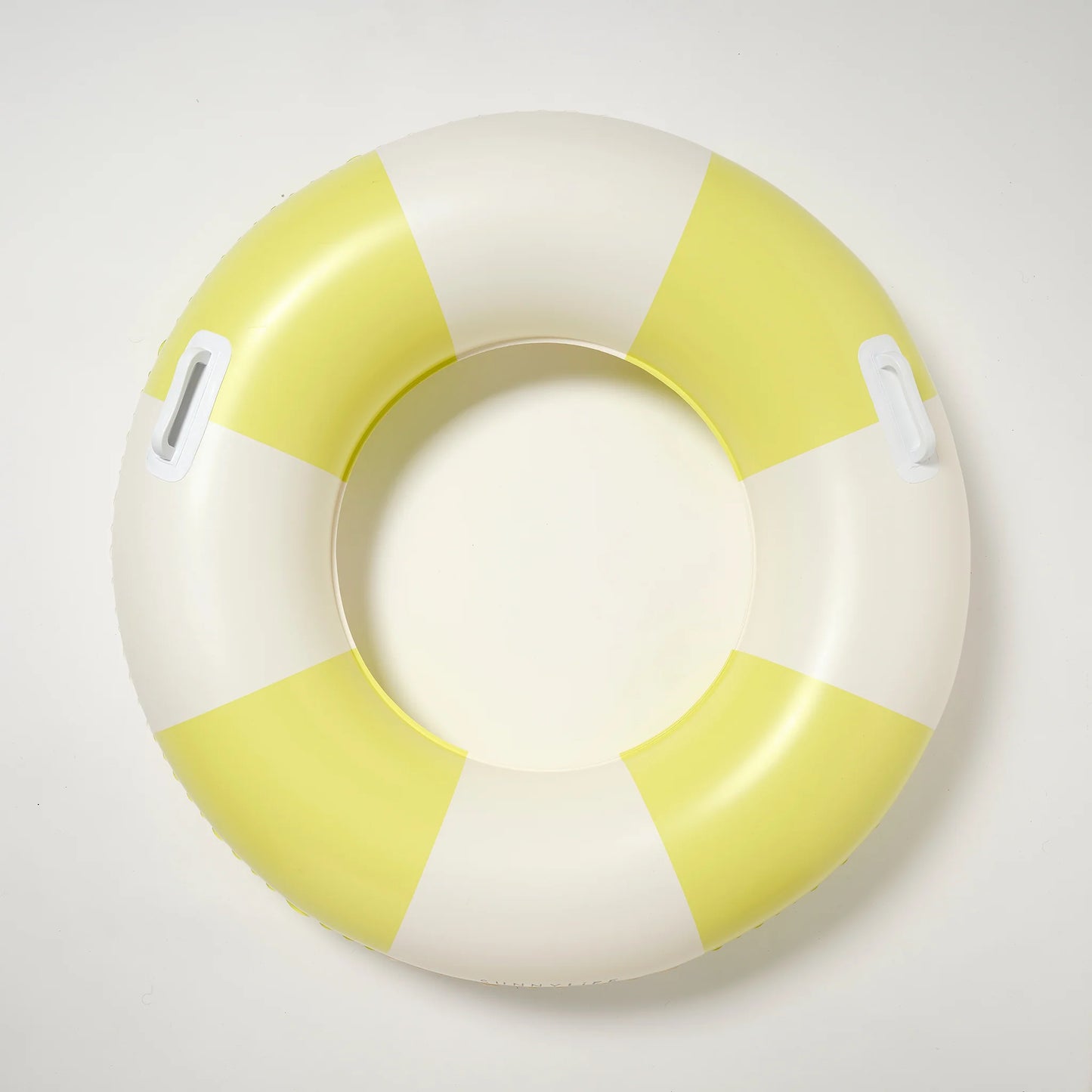 Tides Out Citrus Stripe Slim Tube Pool Ring
