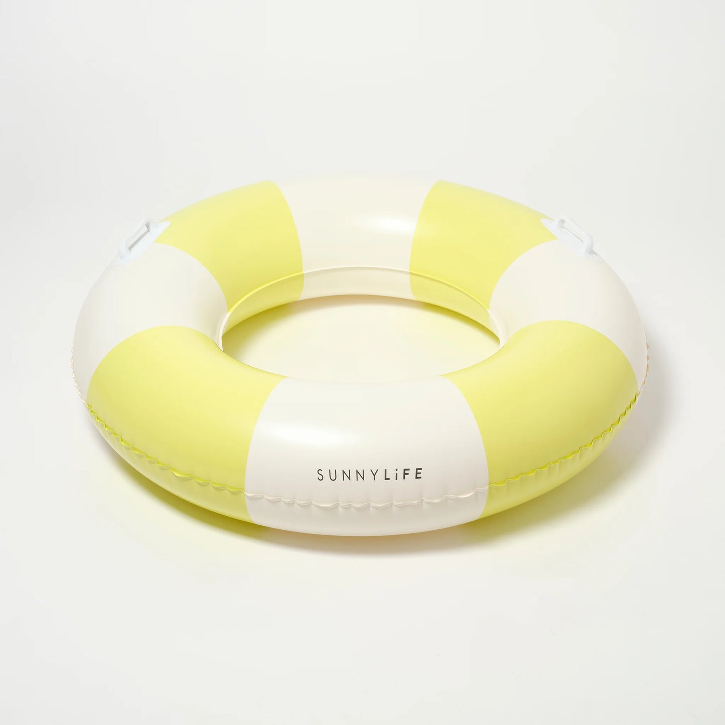 Tides Out Citrus Stripe Slim Tube Pool Ring