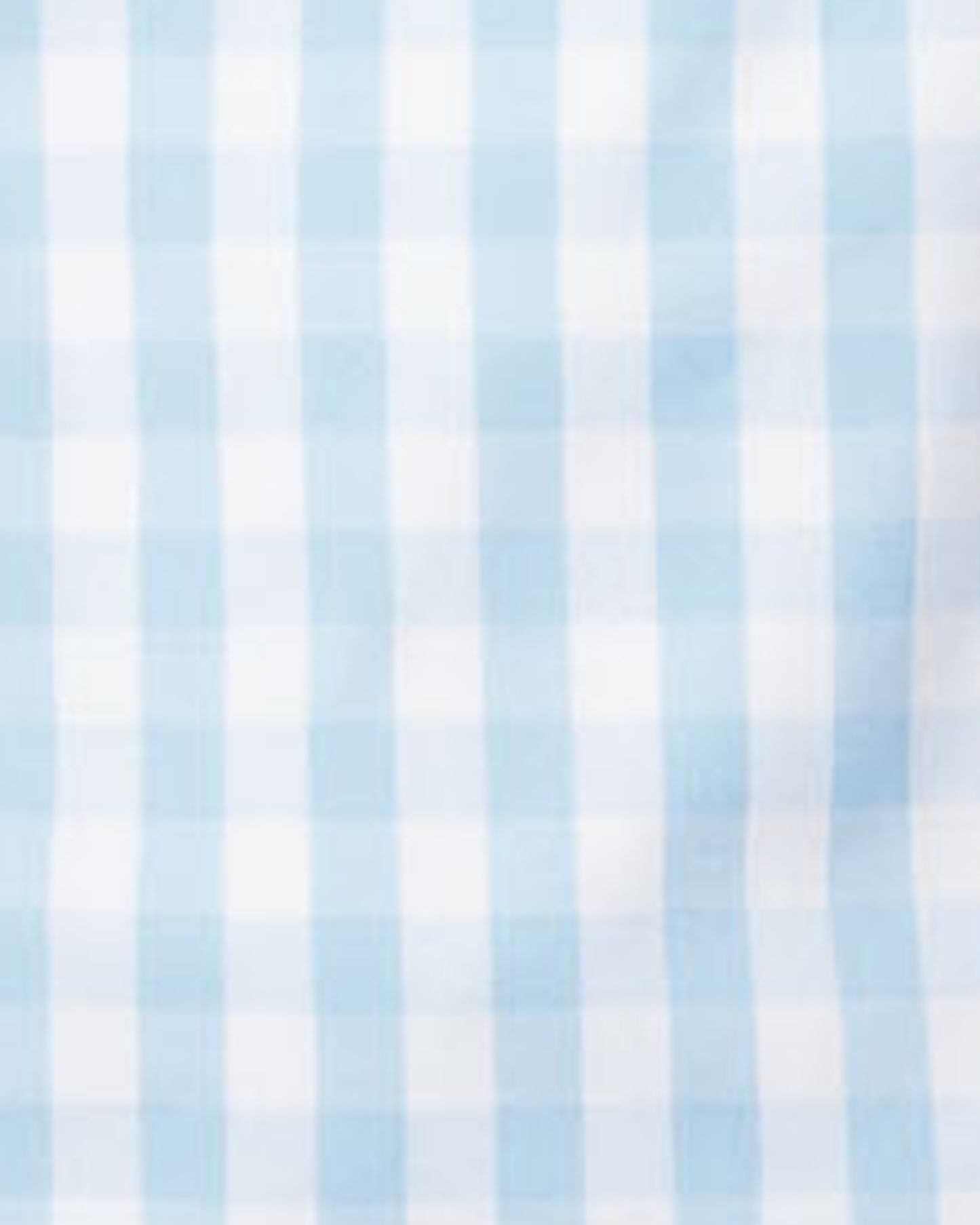 Baby's Twill Summer Romper in Light Blue Gingham