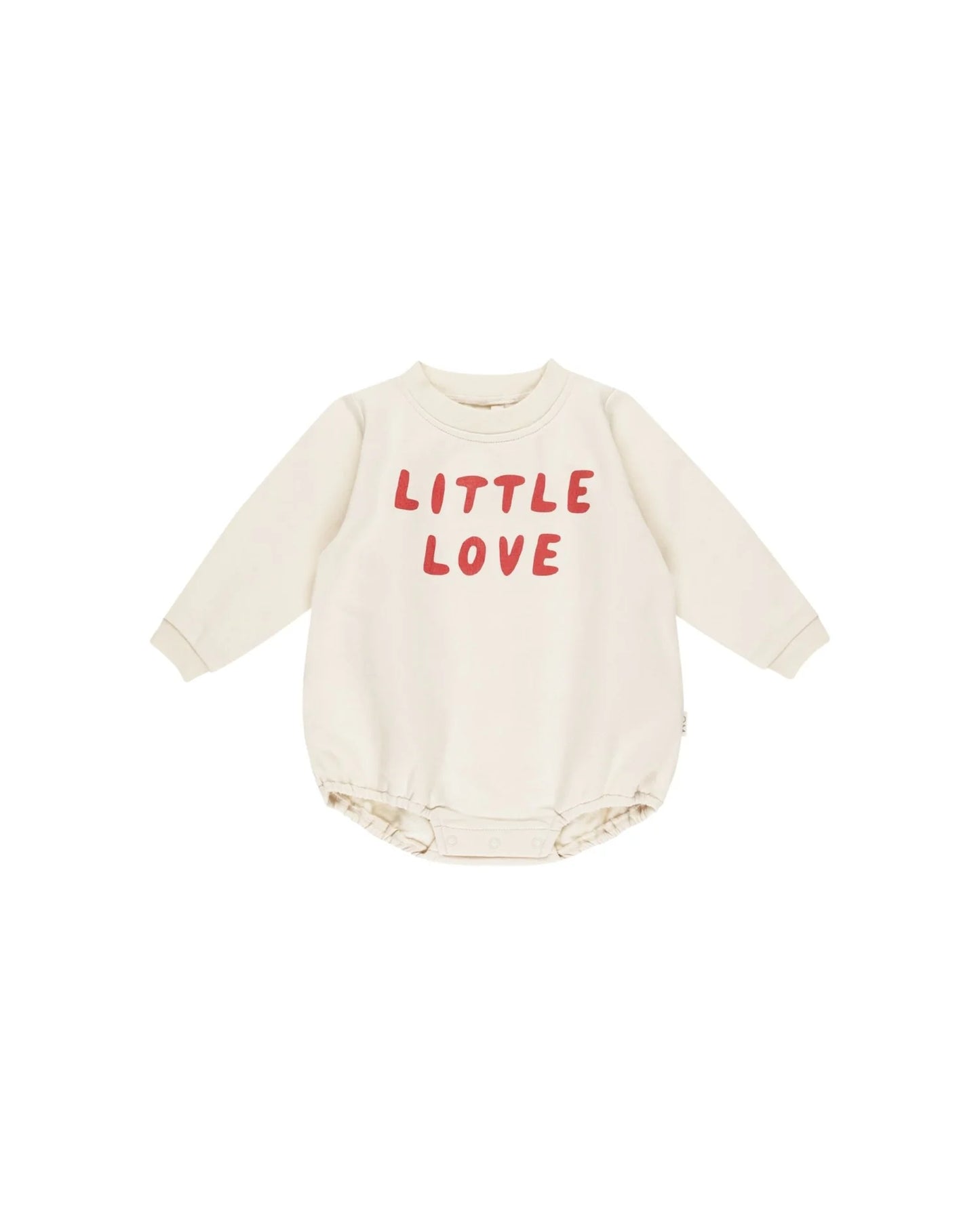 Crewneck Bubble Romper || Little Love