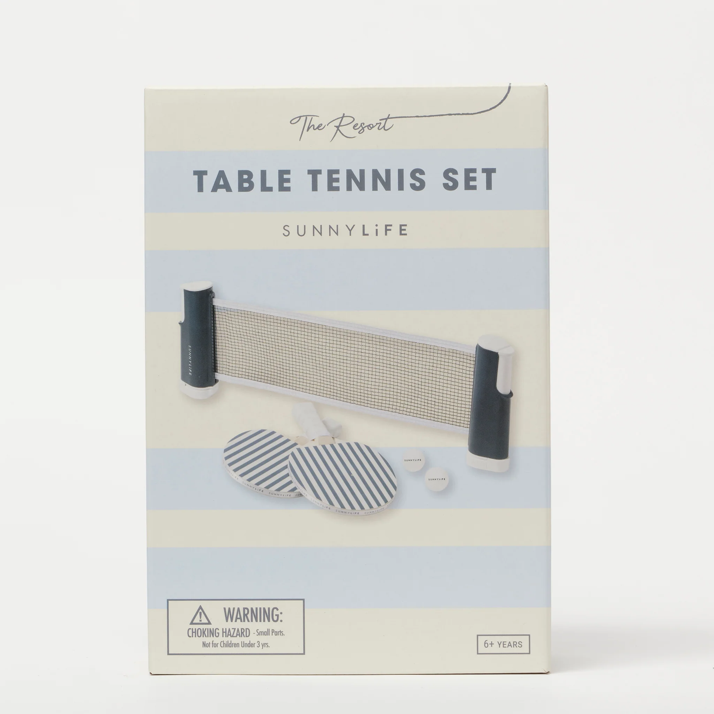 The Resort Coastal Blue Table Tennis Set