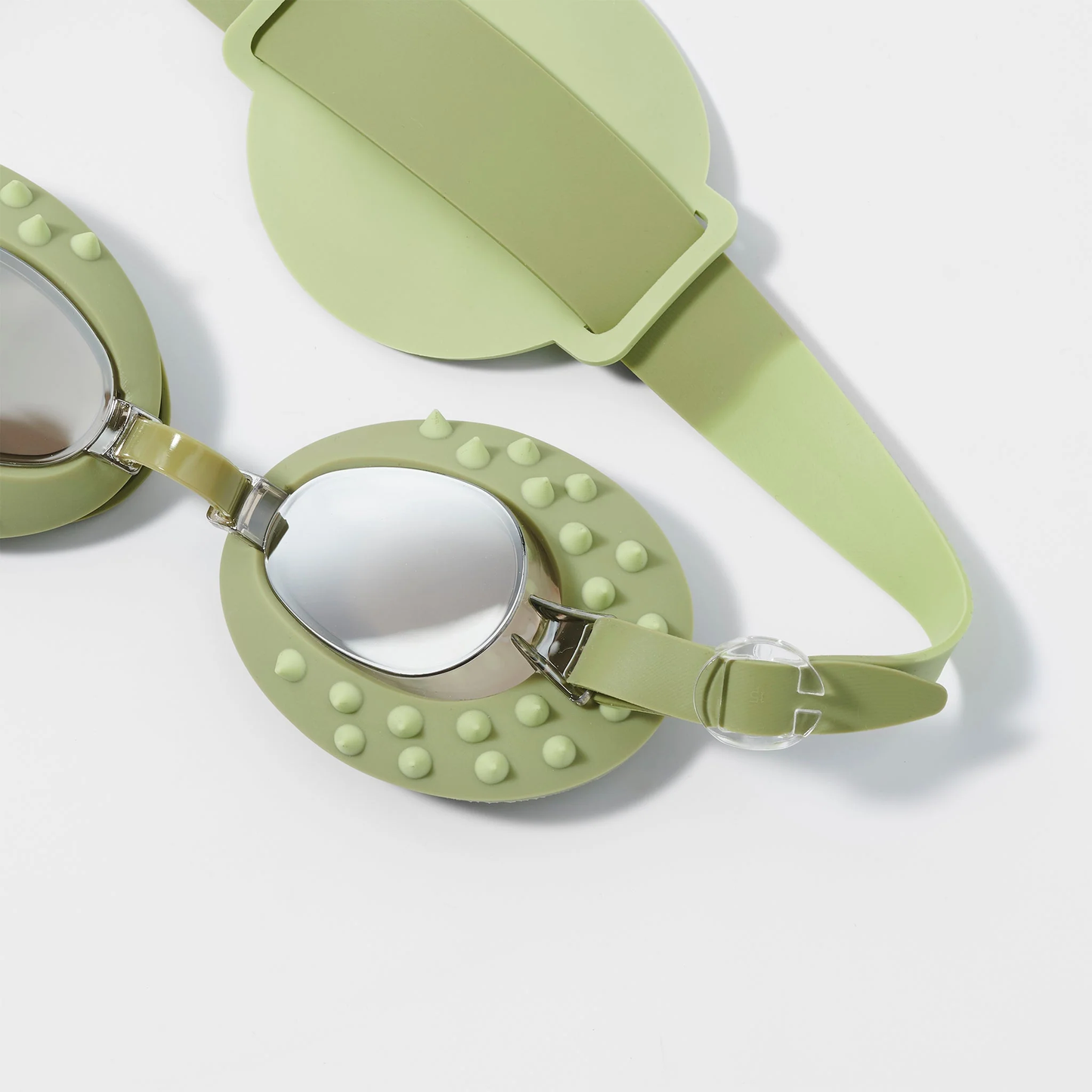 Cookie the Croc Khaki Kids Swim Goggles