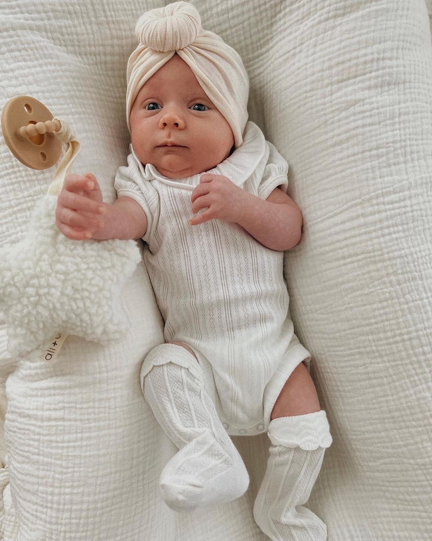 White Plush Star Pacifier Holder