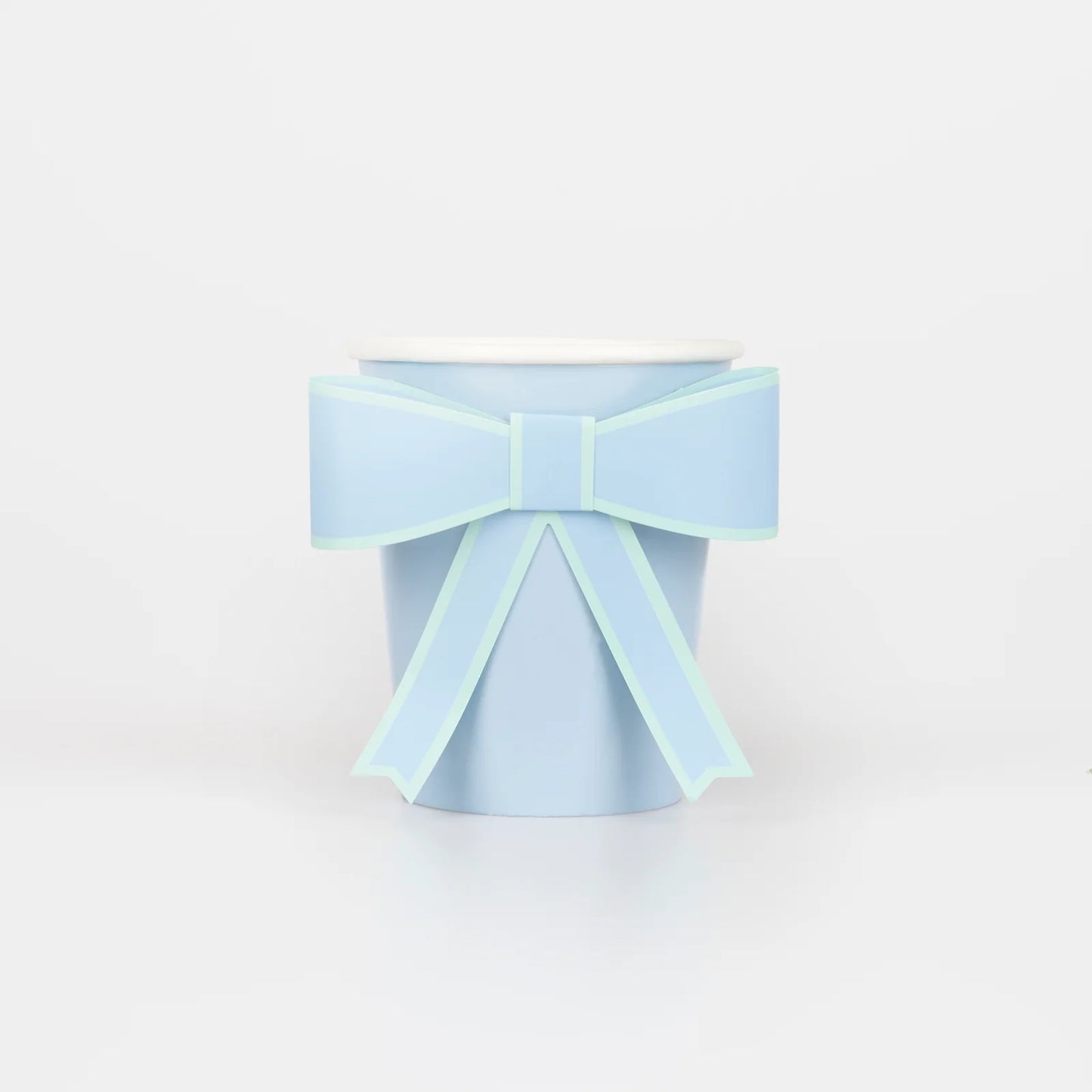 Pastel Bow Cups (x 8)