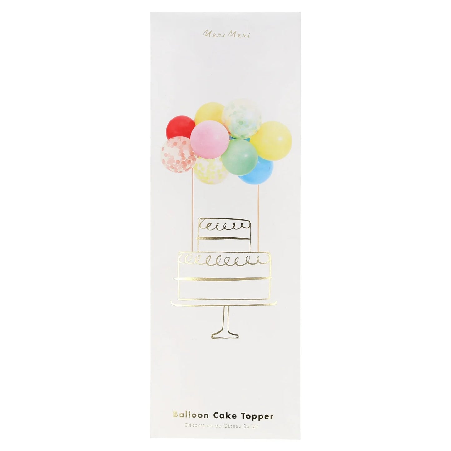 Rainbow Ballon Cake Topper