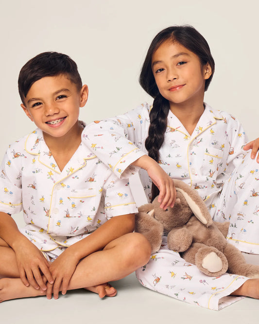 Kid's Twill Short Set in Easter Frolic