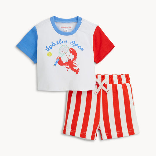 Lobster Magnetic Top & Short Set