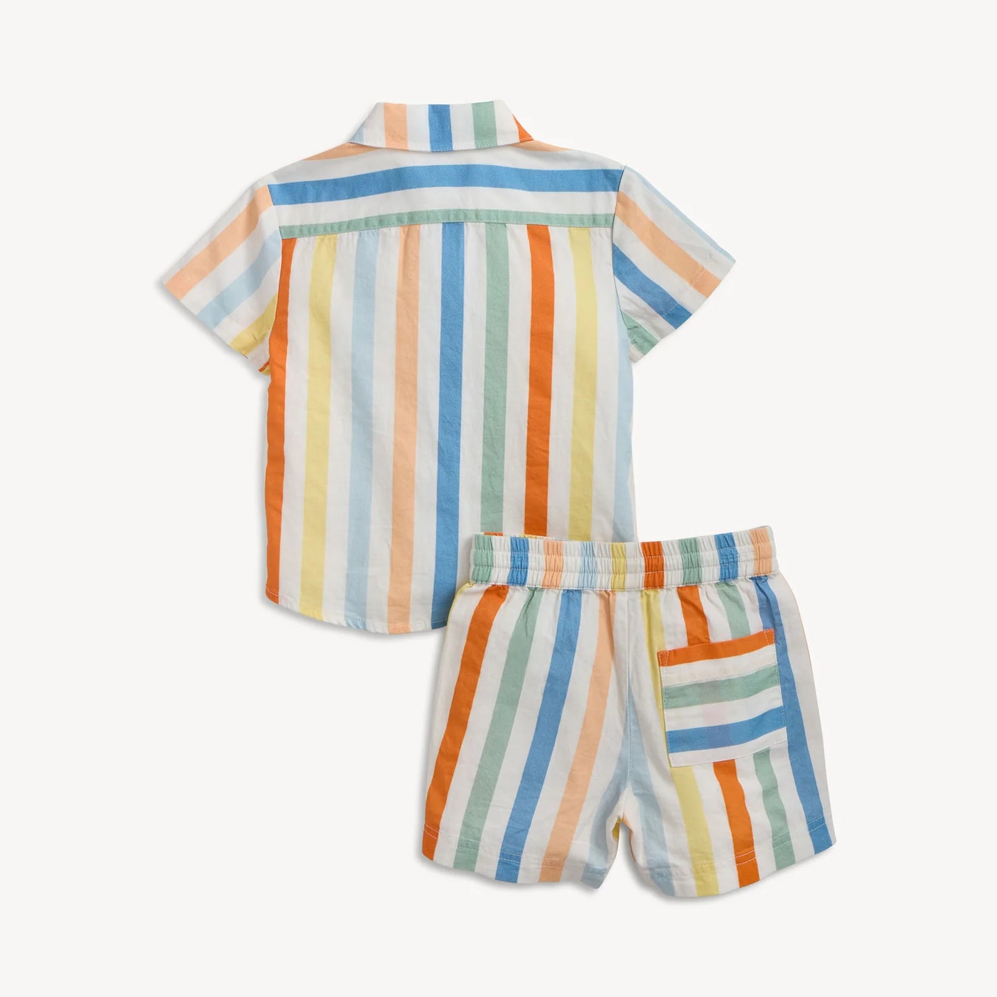 Multi Stripe Magnetic Top & Short Set
