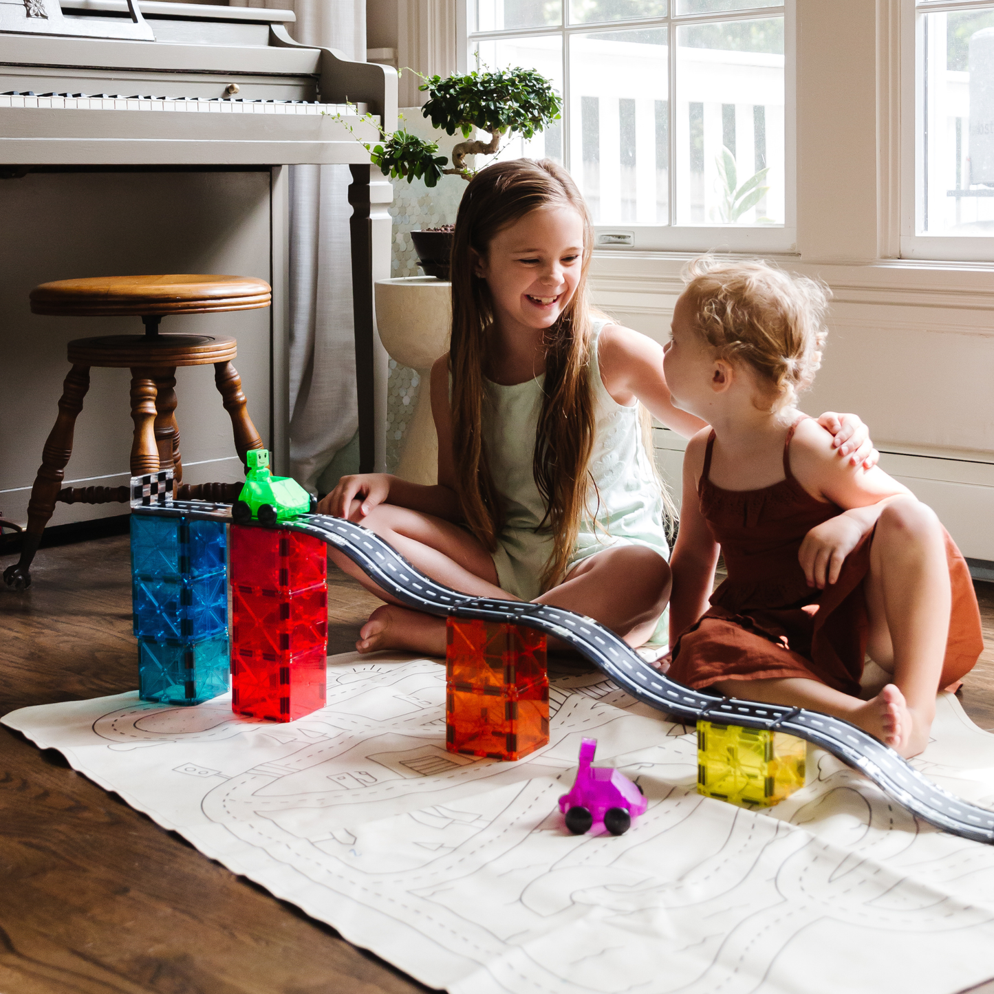 MAGNA-TILES Downhill Duo 40-Piece Set