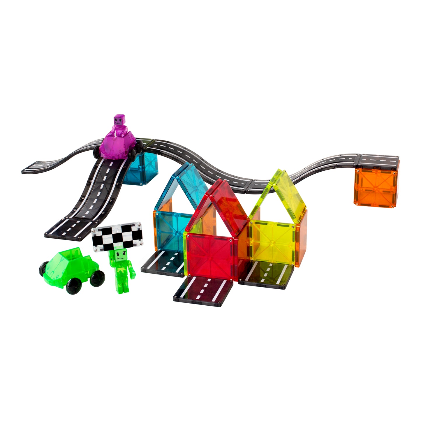 MAGNA-TILES Downhill Duo 40-Piece Set