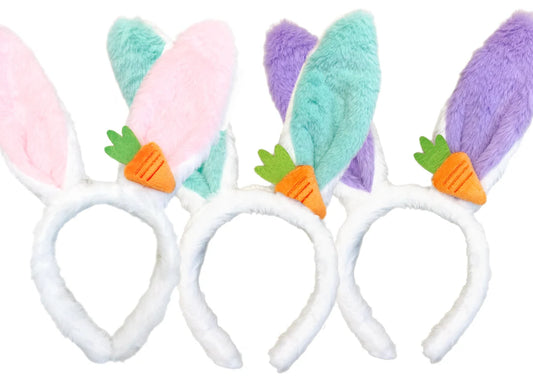 Plush Bunny Ears With Carrot