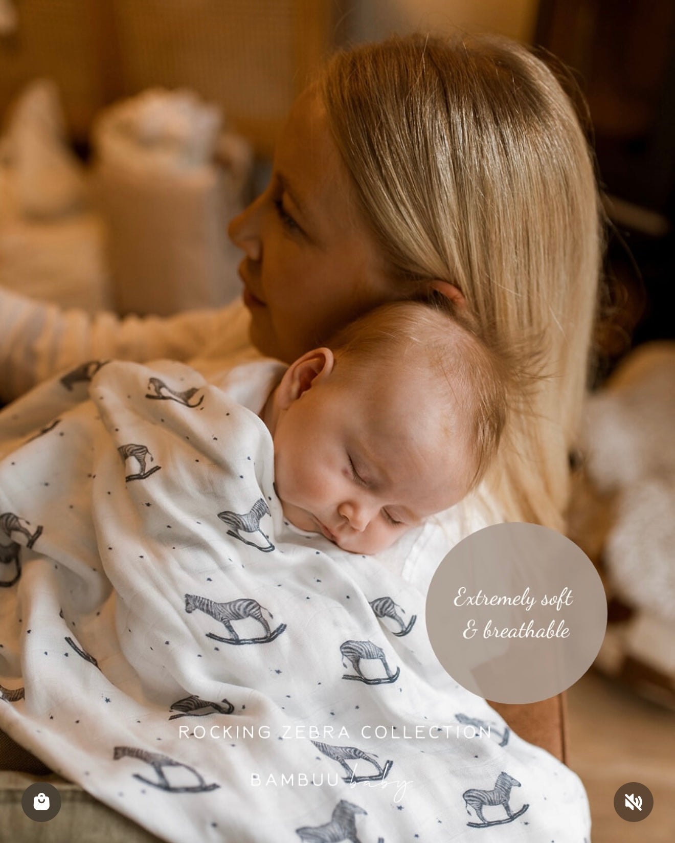 100% Bamboo Swaddle
