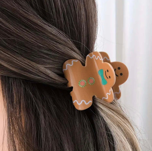 Christmas Hair Claw Clips