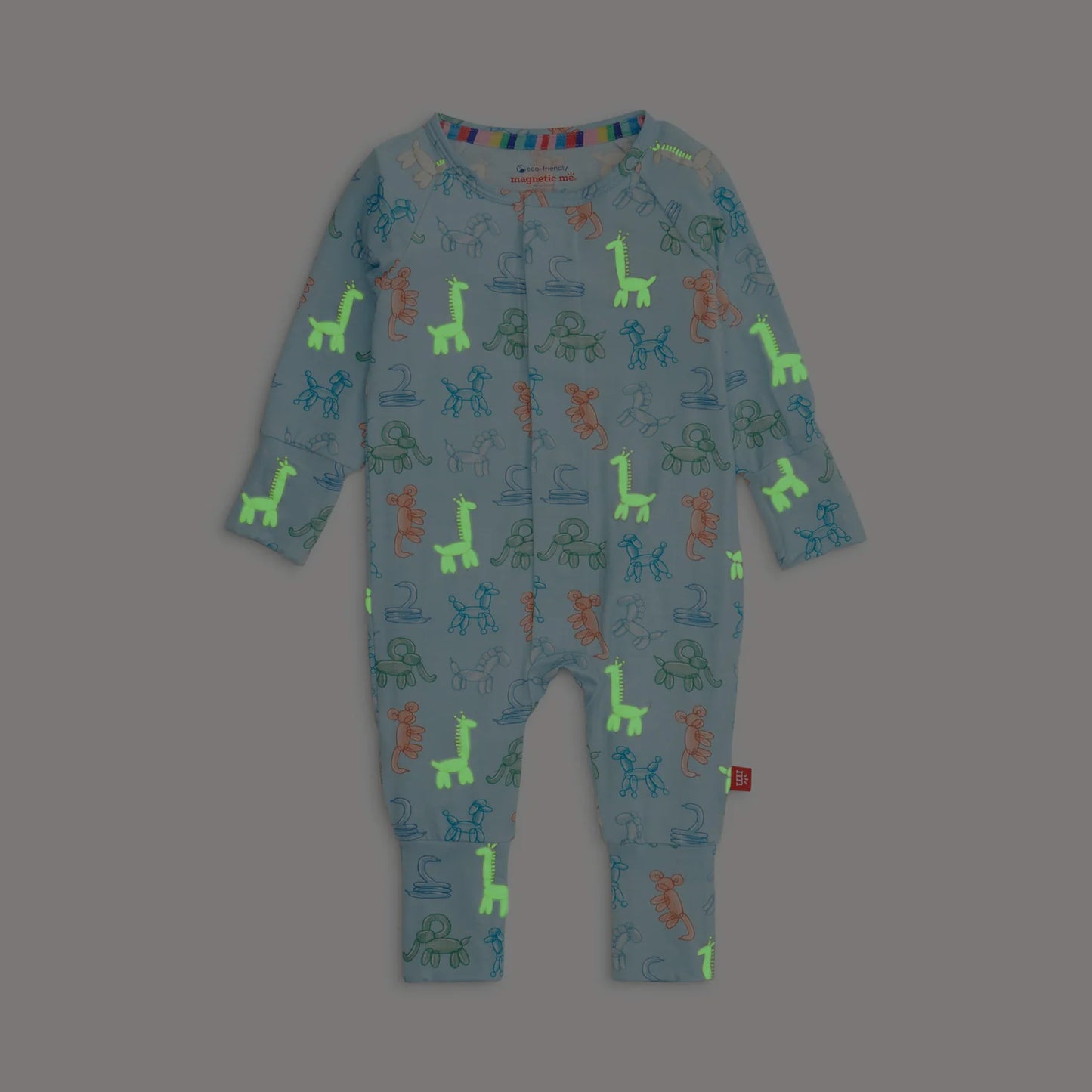 Blue Party Animals Glow In The Dark Convertible Coverall