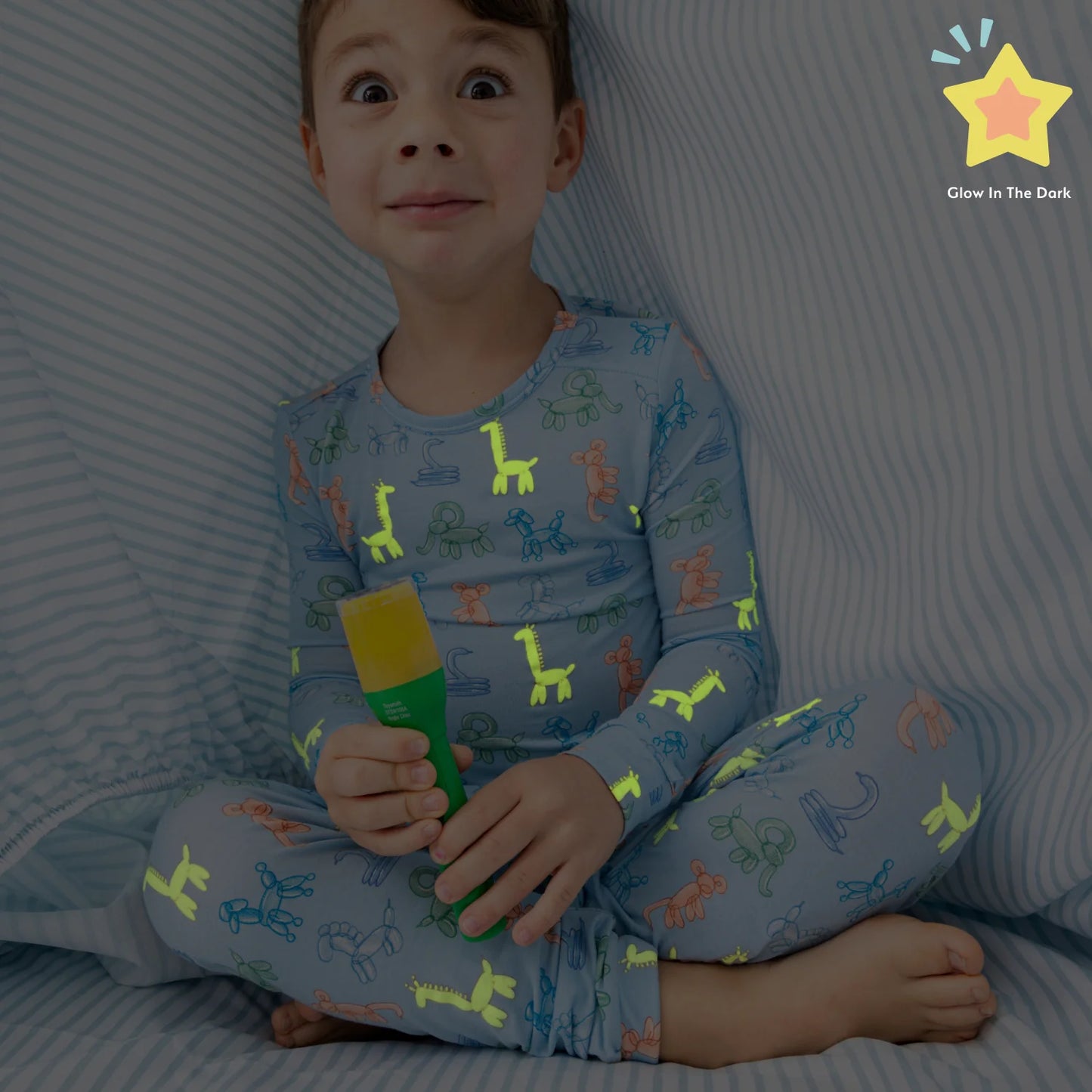 Blue Party Animals Glow In The Dark Magnetic PJ Set