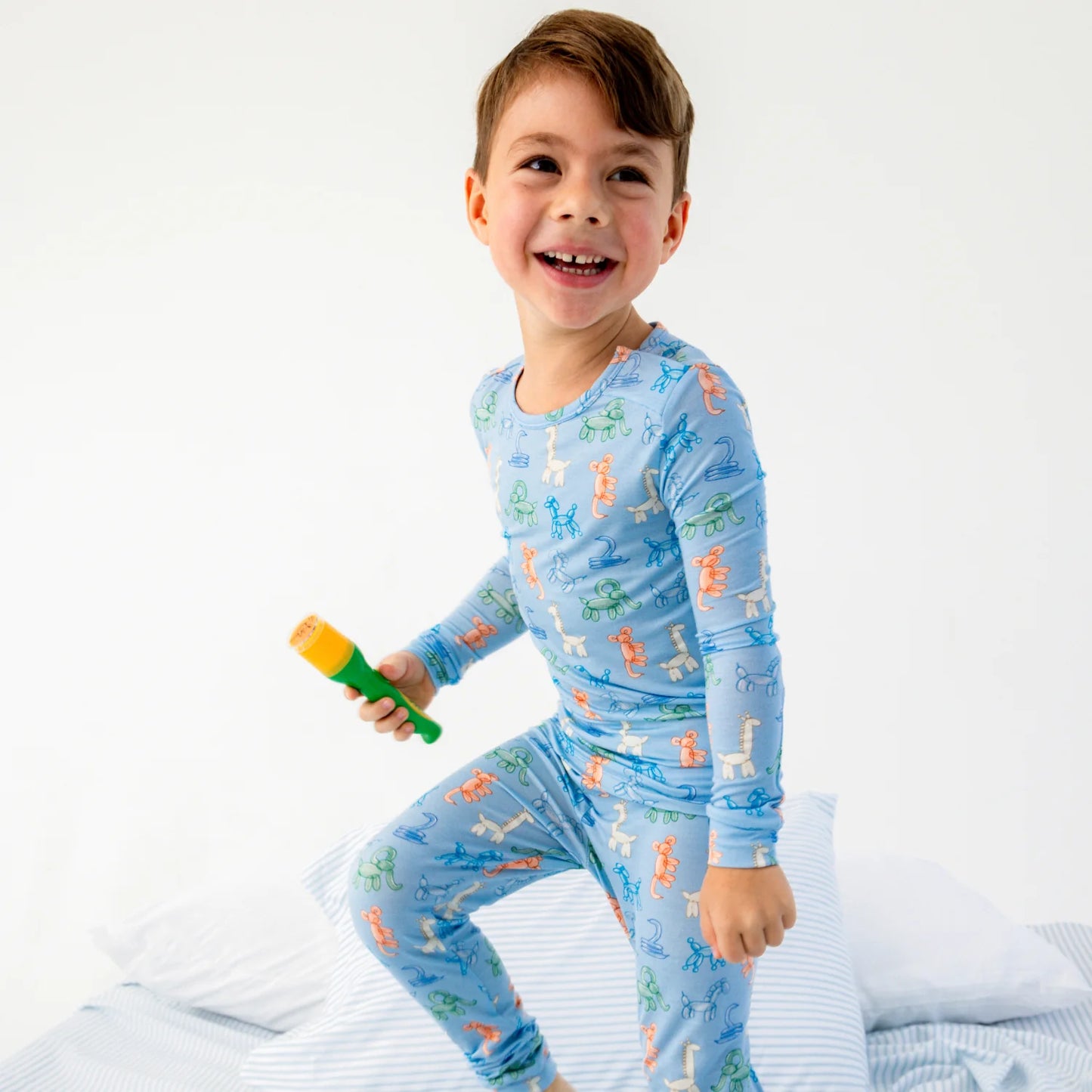 Blue Party Animals Glow In The Dark Magnetic PJ Set