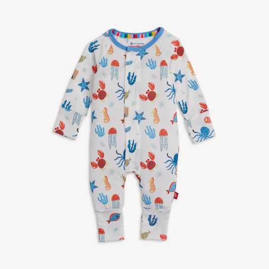 Deep Chic Blue Magnetic Convertible Coverall