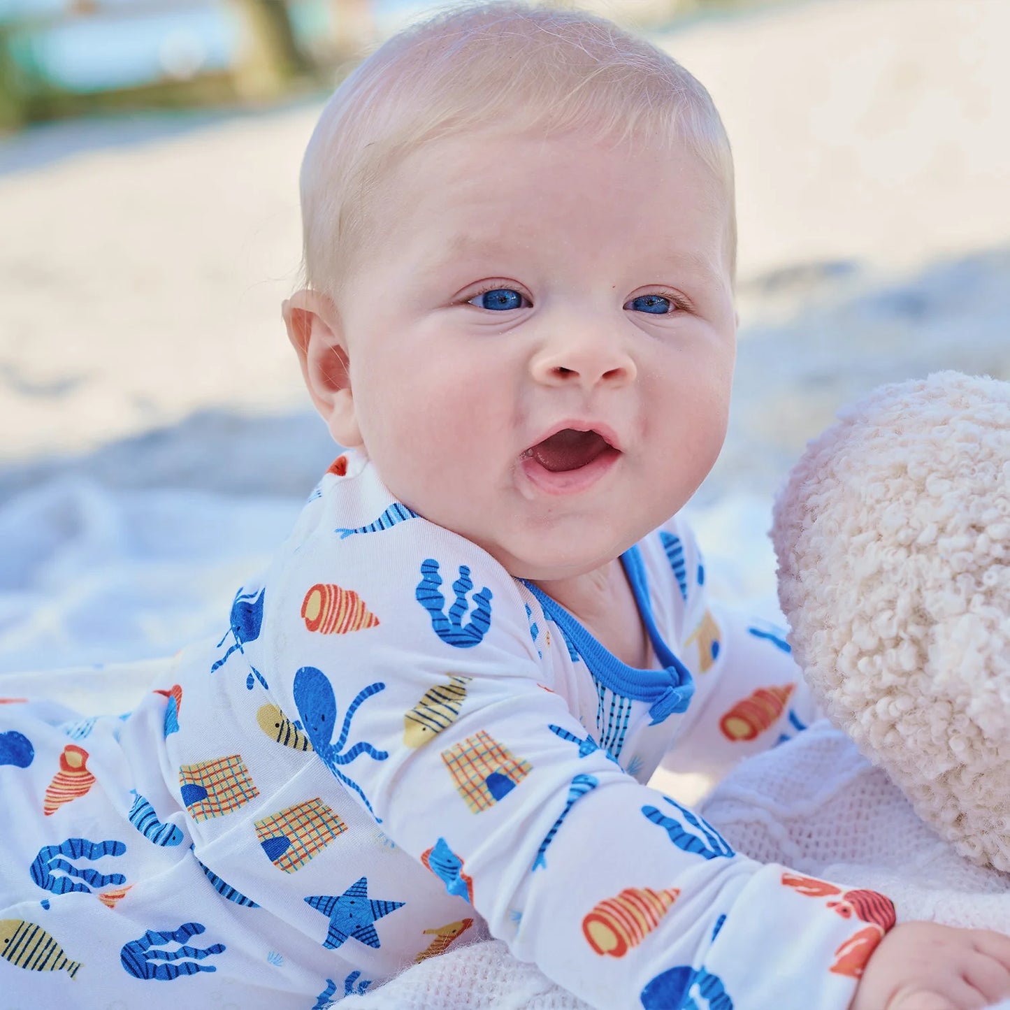 Deep Chic Blue Magnetic Convertible Coverall