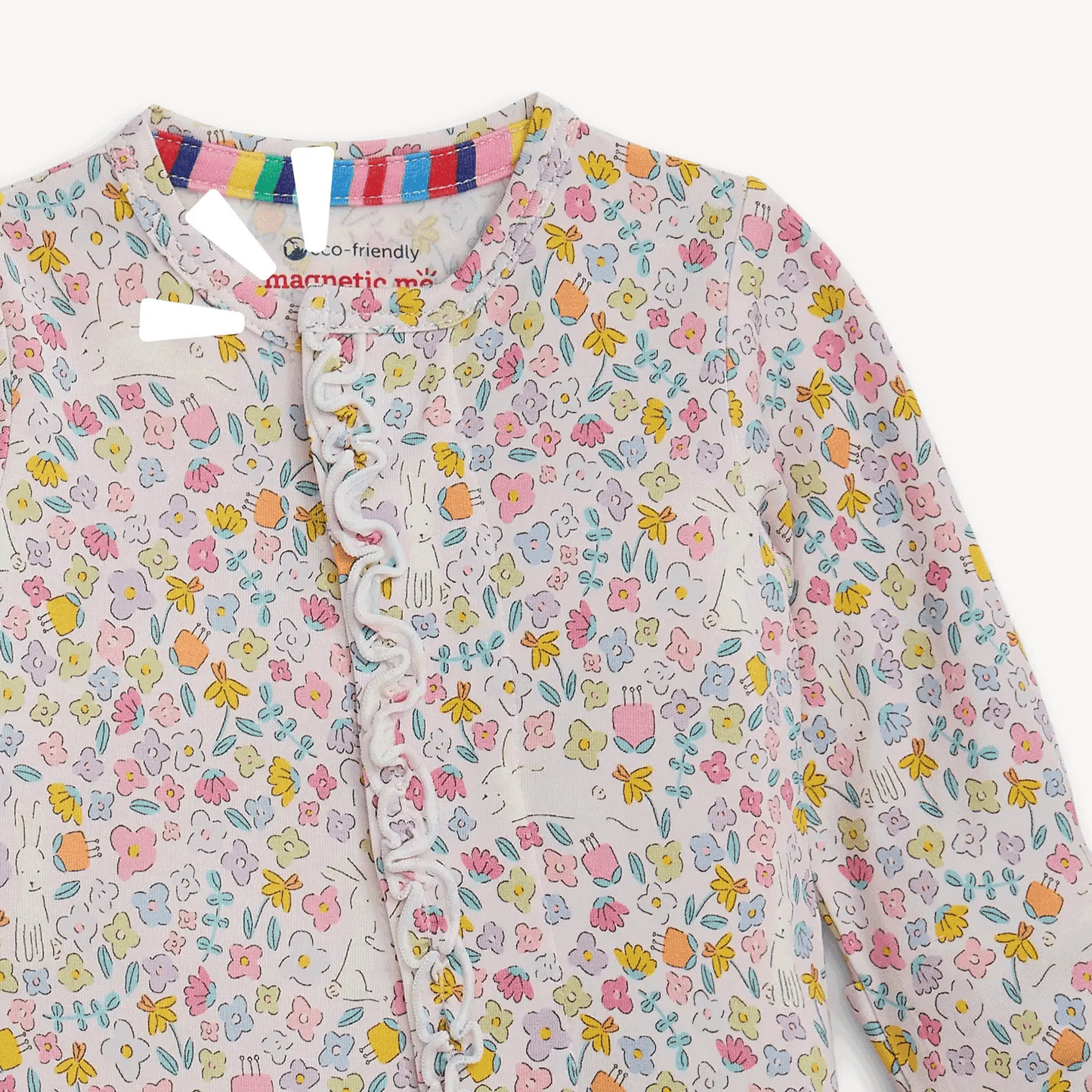 Bunny Blossom Ruffle Convertible Coverall