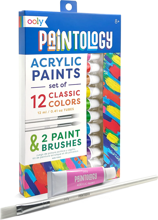 Acrylic Paint Set - Classic Colors - Set of 14