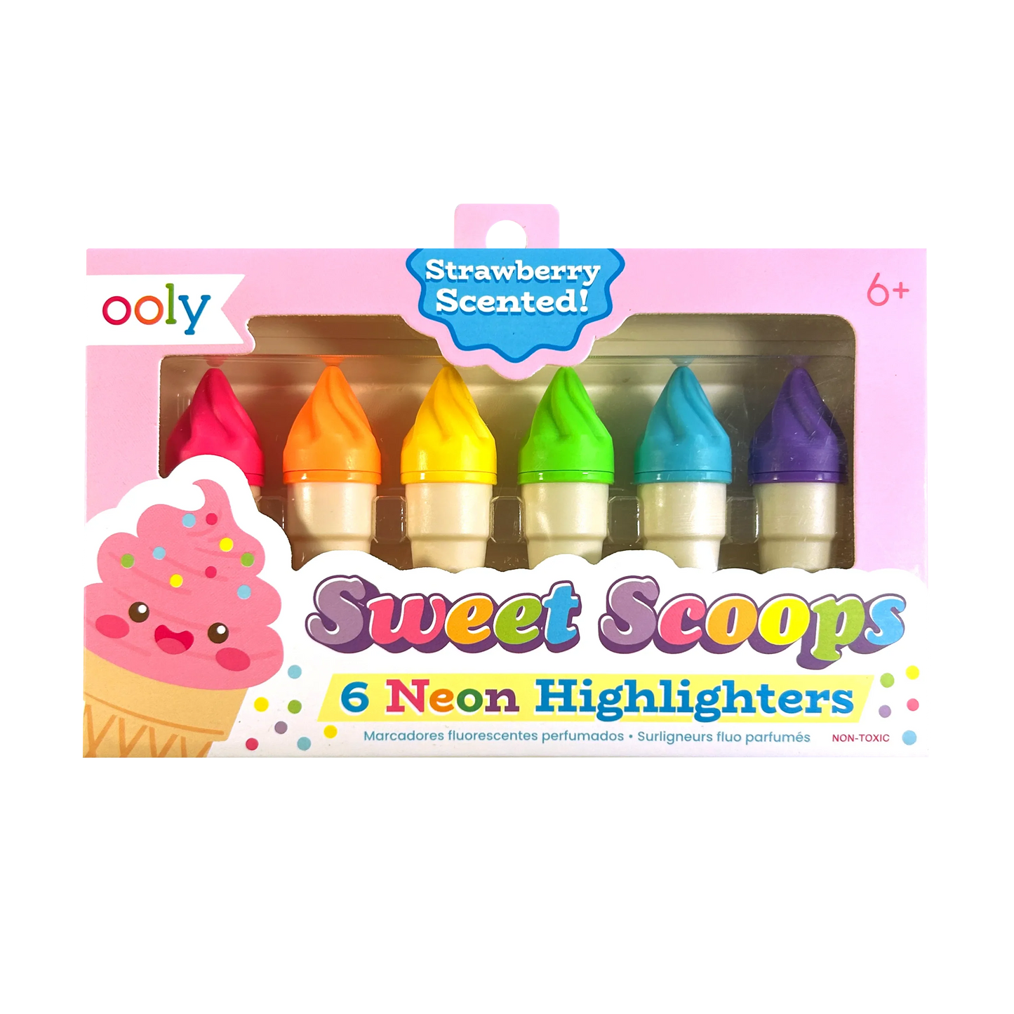 Sweet Scoops Scented Neon Highlighters