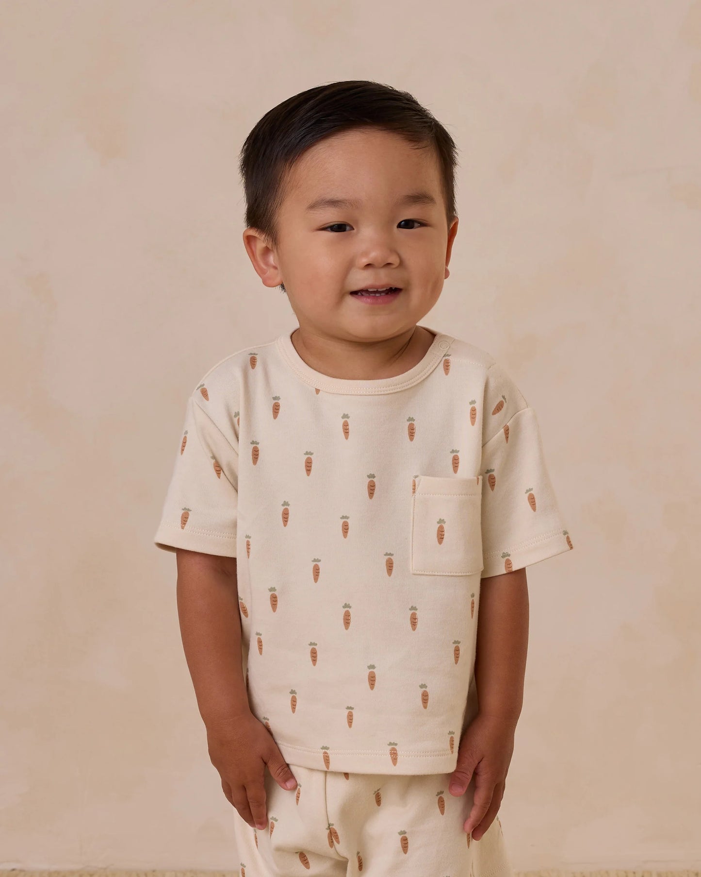Boxy Pocket Tee + Short Set || Carrots