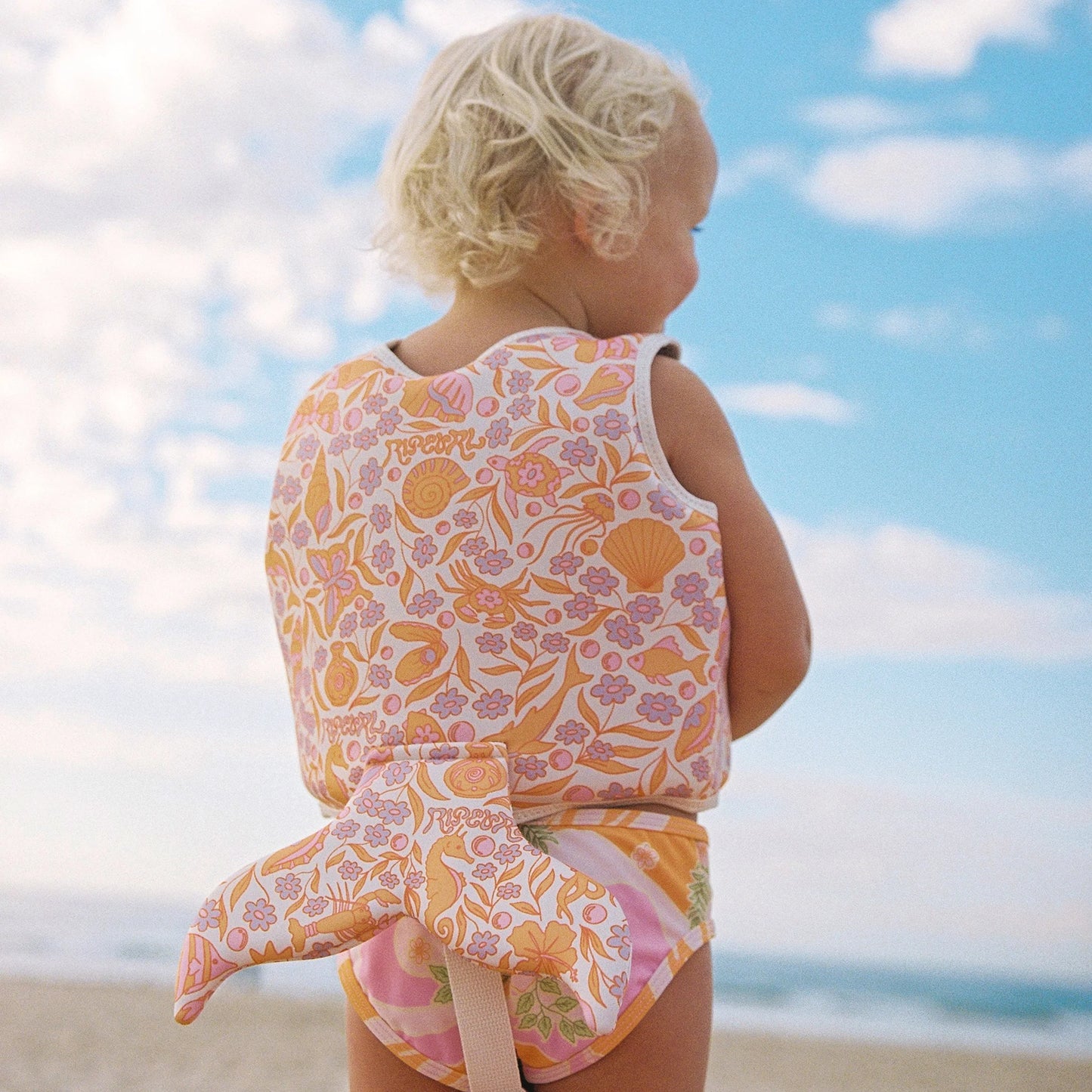 Swim Vest Ocean Magic Pink 3D