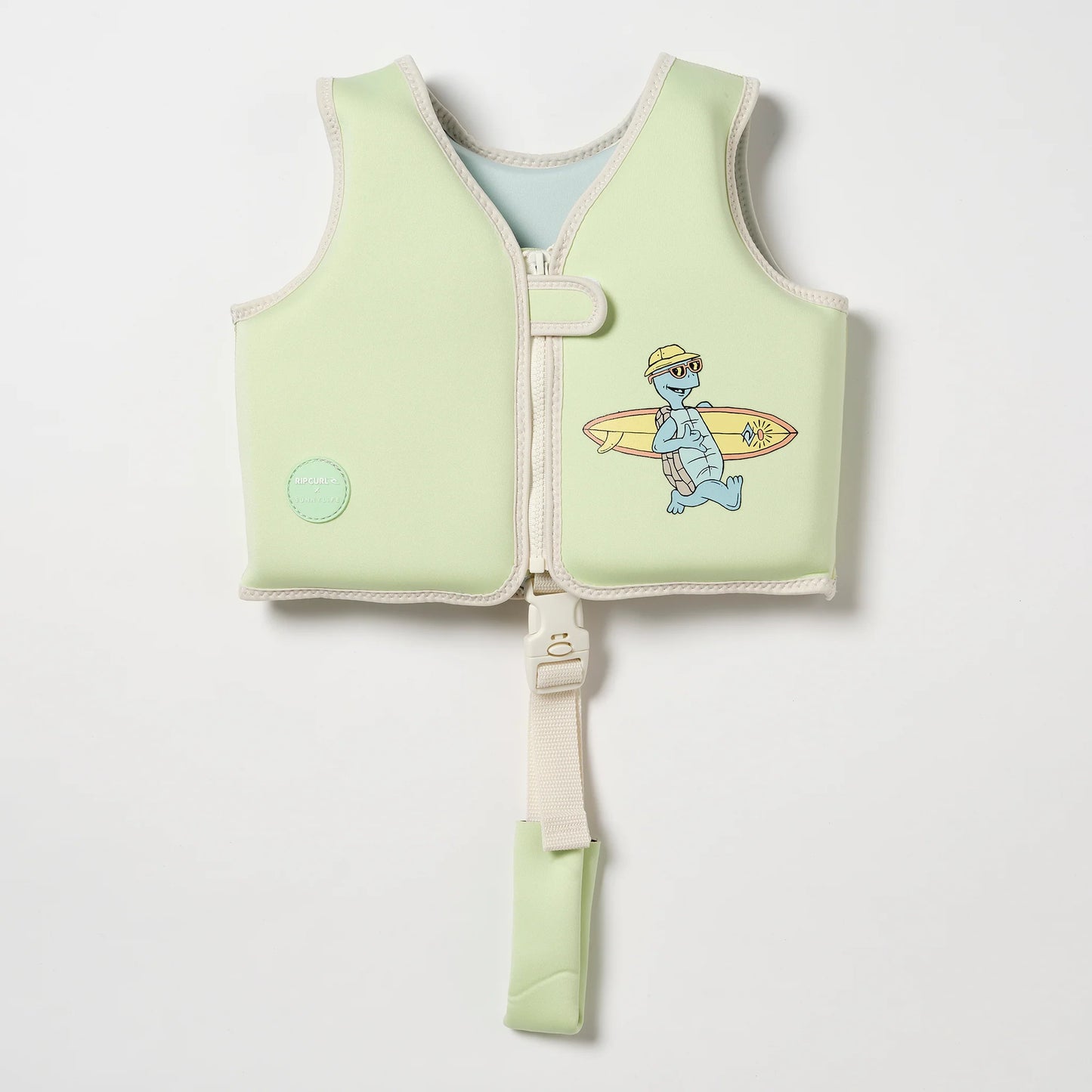 Swim Vest Shred Turtle Aqua