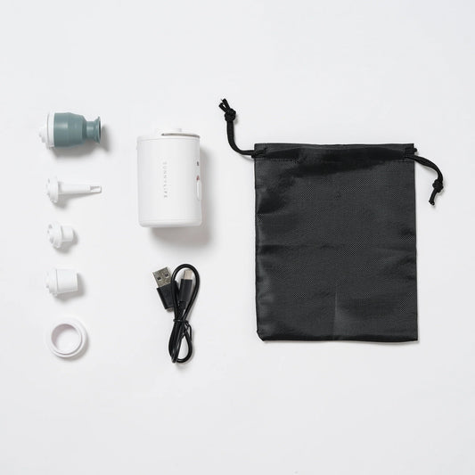 Mini Electric Air Pump Universal White