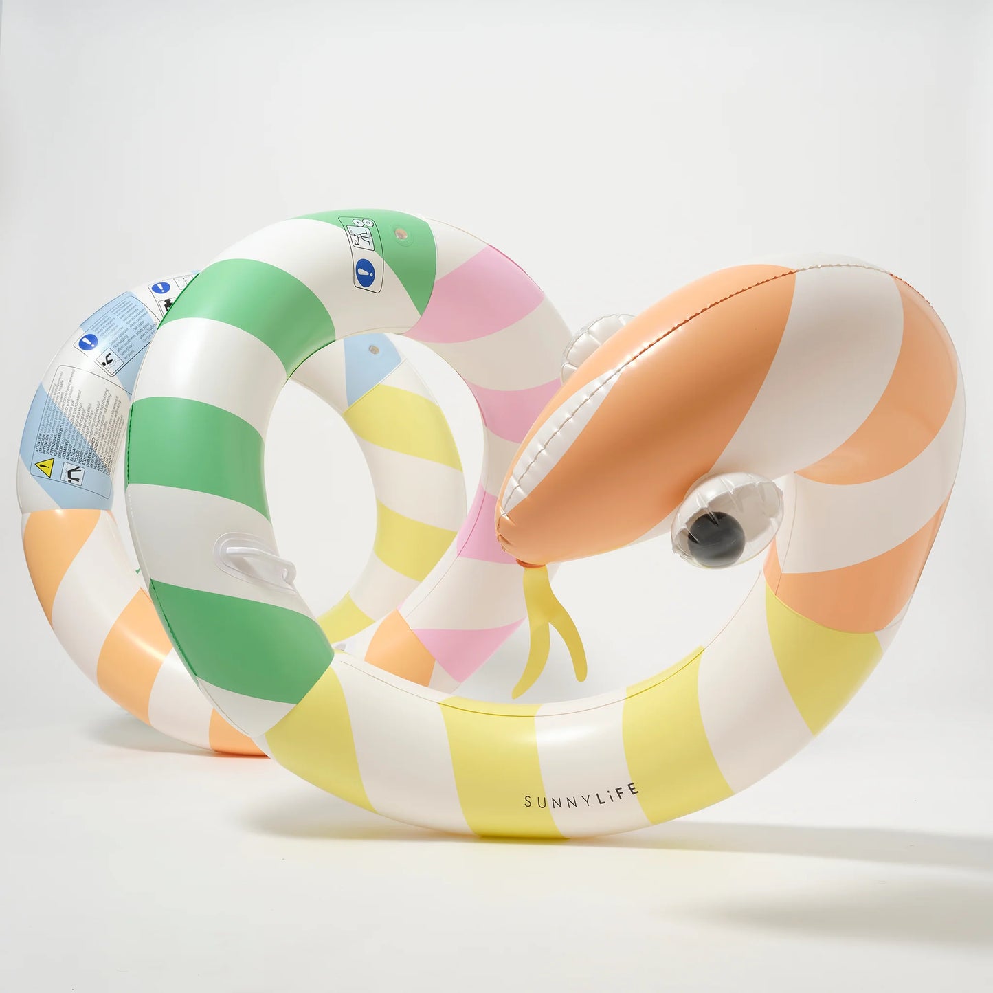 Poolside Sorbet Stripe Giant Inflatable Noodle
