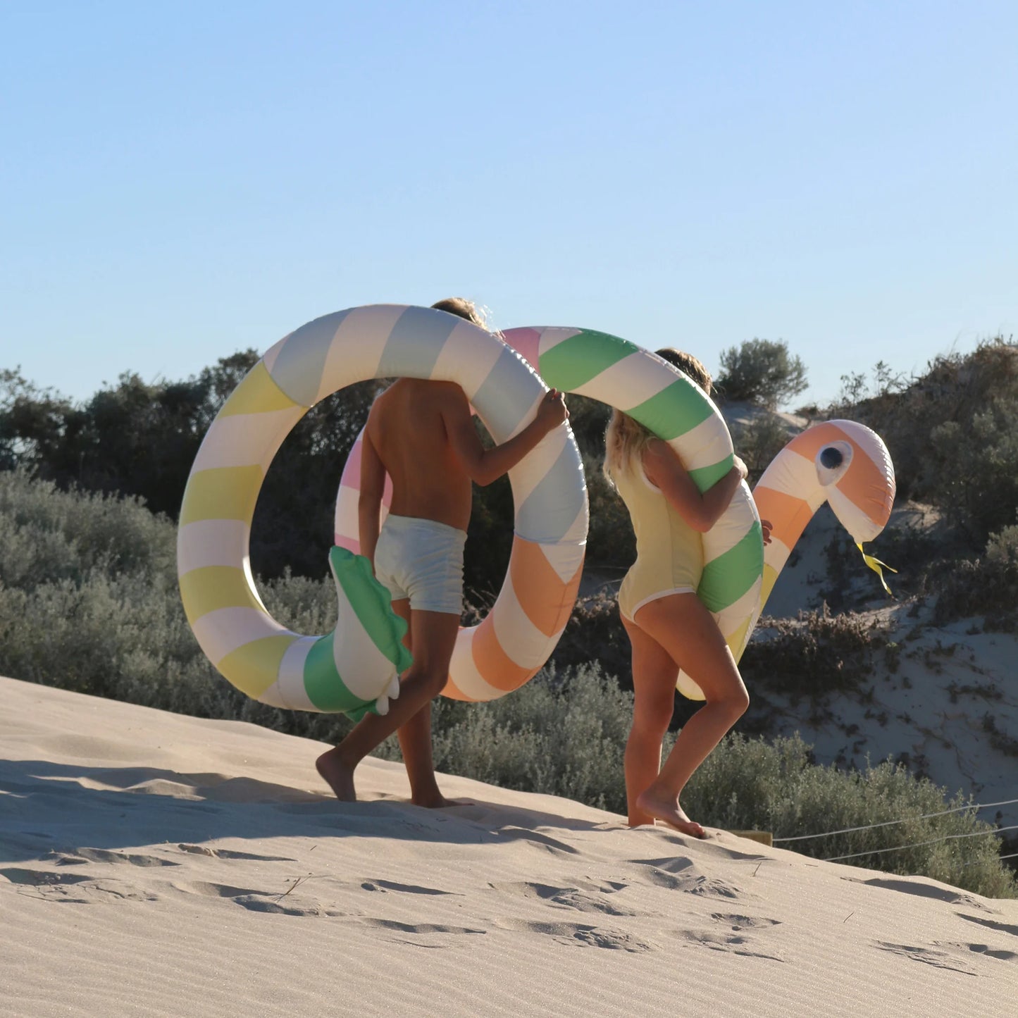 Poolside Sorbet Stripe Giant Inflatable Noodle