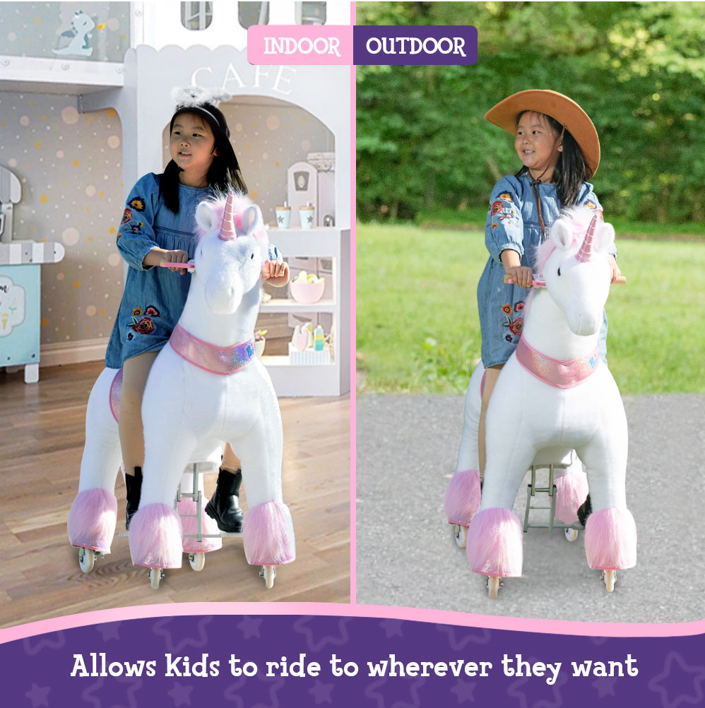Pink Ride On Unicorn