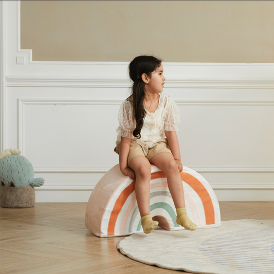 Rainbow Pouf