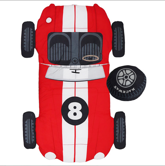 Red Race Car Sleeping Bag