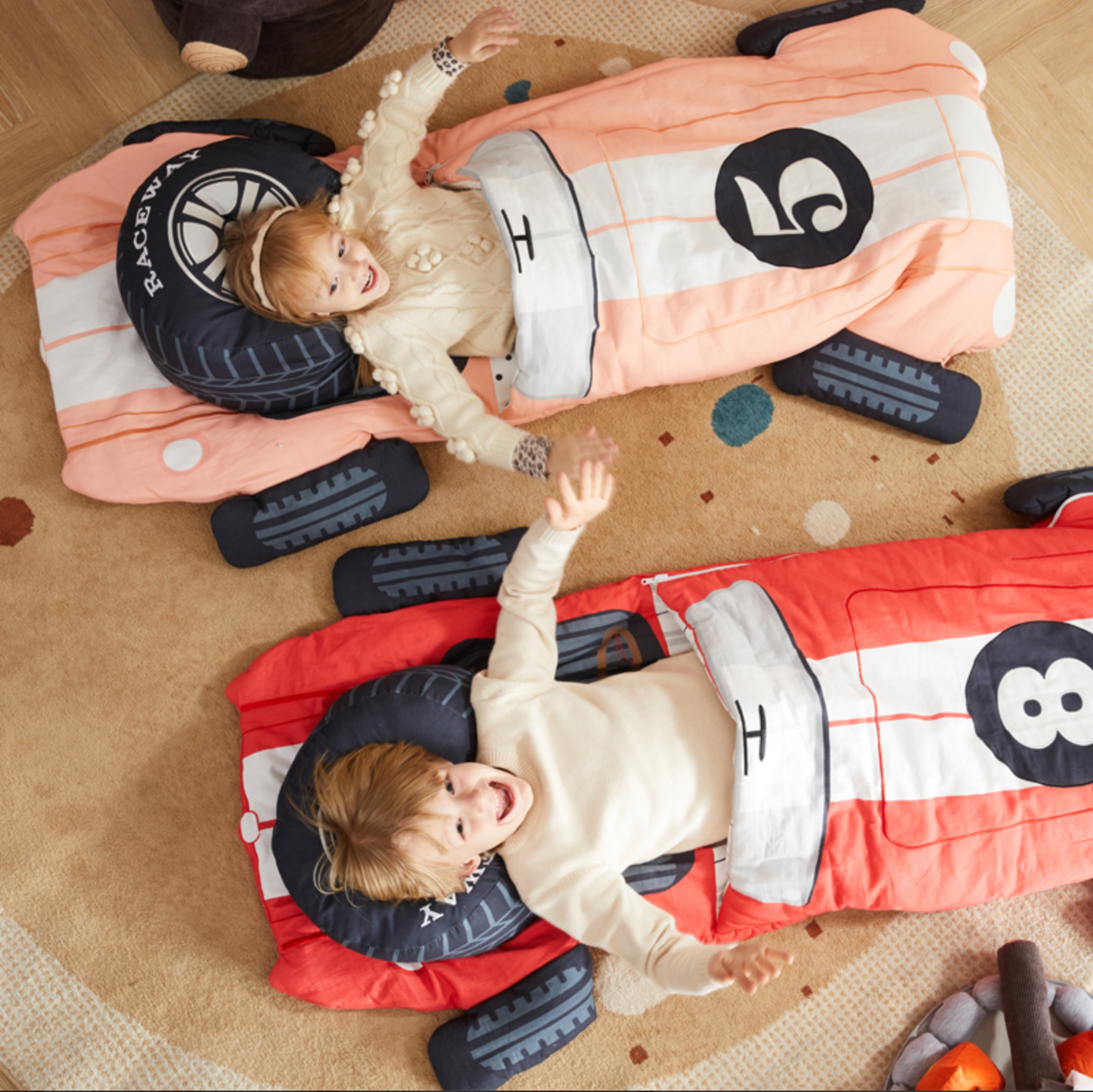 Red Race Car Sleeping Bag