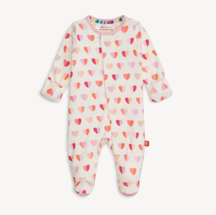 Pink XOXO Modal Footie