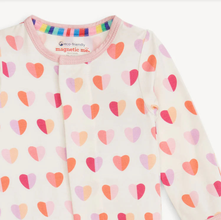Pink XOXO Modal Footie
