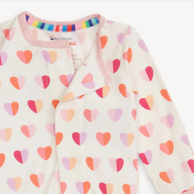 Pink XOXO Modal Footie