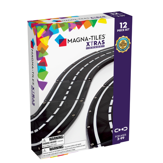 MagnaTiles XTRAS: Roads 12-Piece Set